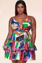Load image into Gallery viewer, Multi Color Mini Dress